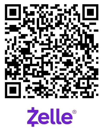 Zelle QR code to pay Gerry's Mobile Auto Spa